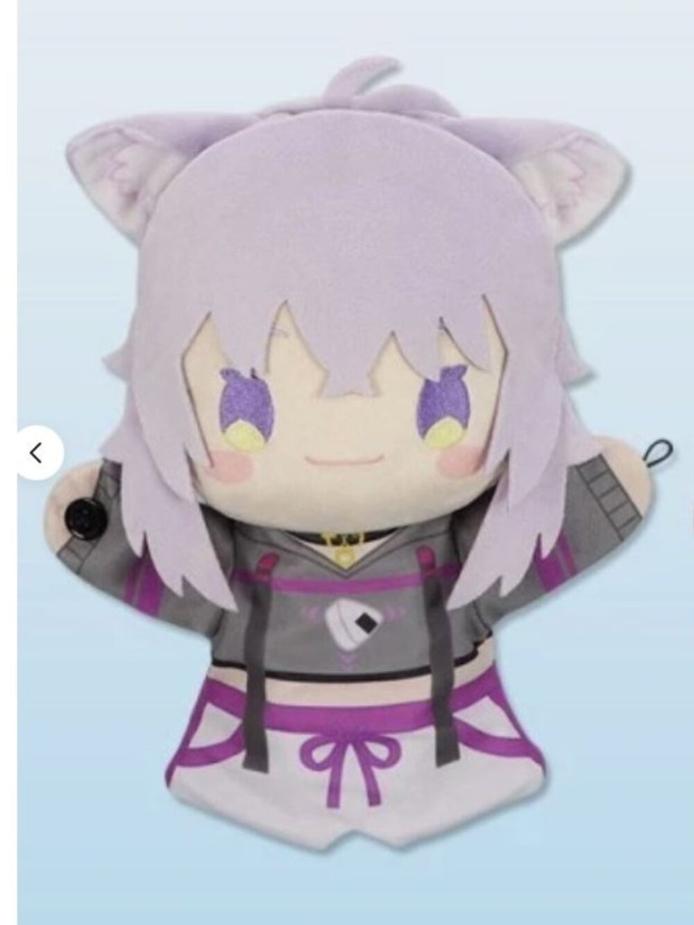 New Furyu Hololive Nekomata Okayu Hand Puppet Plush 28cm